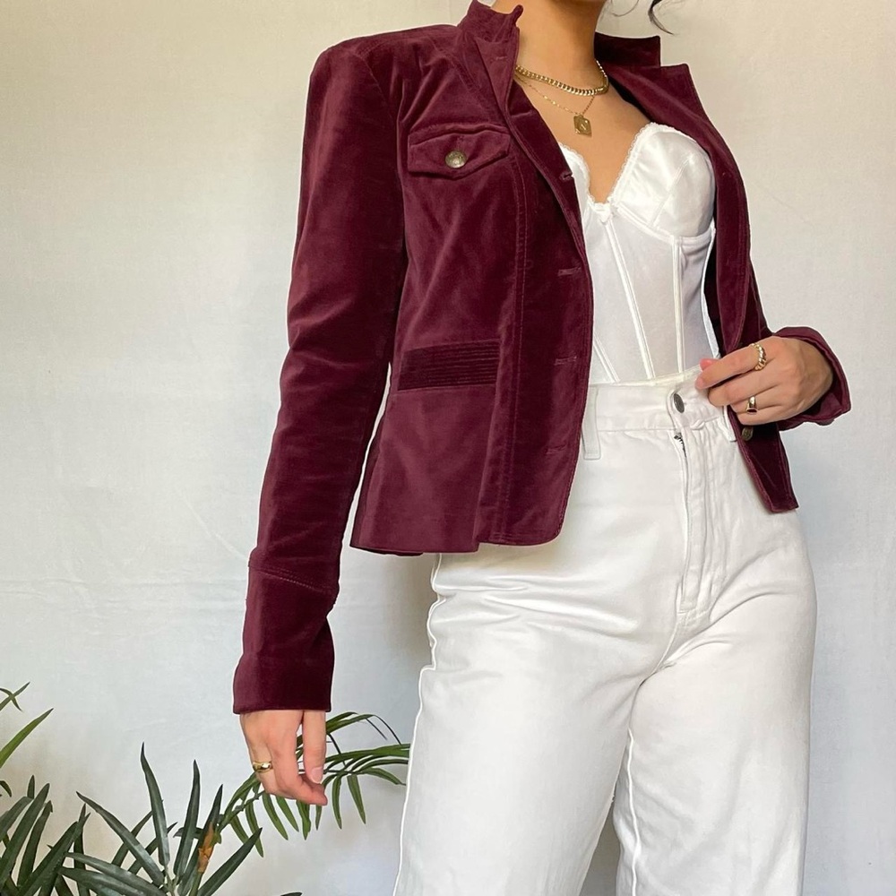 michael kors velvet blazer